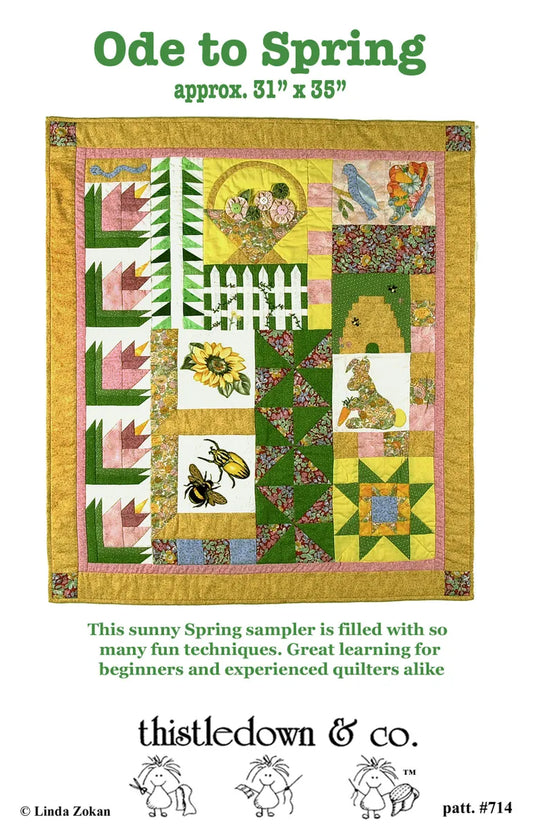 Ode to Spring quilt pattern