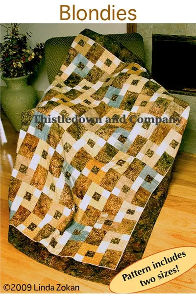 Blondies pieced quilt pattern