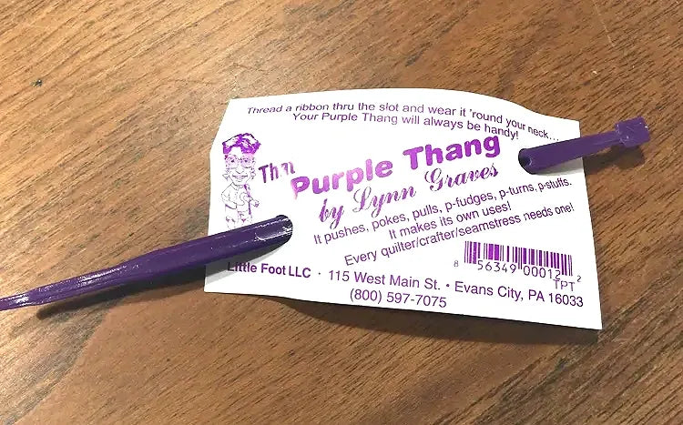 Purple Thang point turner tool