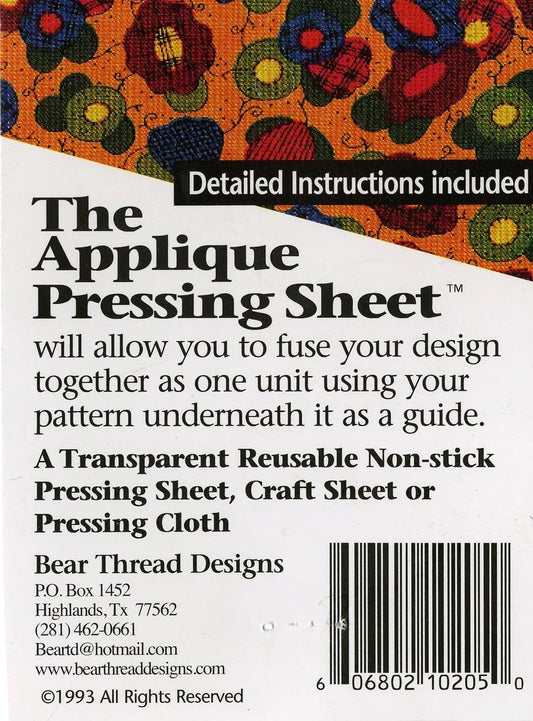 Non- stick Appliqué pressing sheet