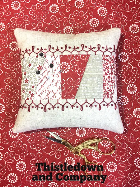 Strings and Stitches Pin Cushion pattern