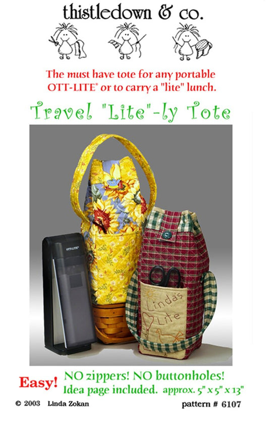 Ott Lite tote bag - Travel Lightly